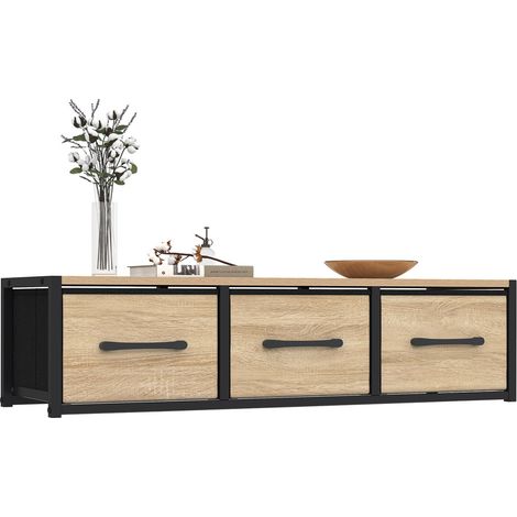Wandregal Eingangskonsole UTAH 3 Schubladen Industriedesign