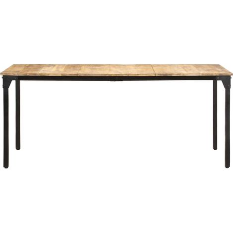 Maison Exclusive - Esstisch 180x90x76 cm Raues Mangoholz (1/5)