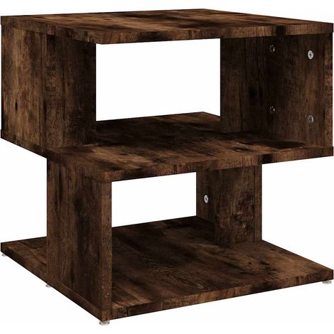 Maison Exclusive - Mesa auxiliar madera contrachapada roble ahuma (1/5)