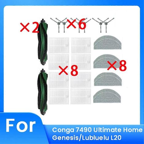 24 pour 7490 Ultimate Home / L20 Sweeping Robot Accessoires Aspirateur pièce détachée (1/5)