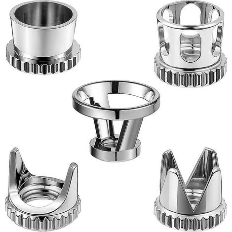 Lot de 5 embouts d'aiguilles de rechange pour aérographe, accessoires universels pour différents effets de pulvérisation