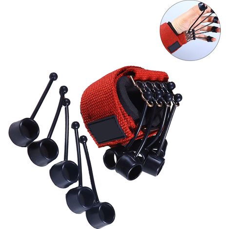 Étirement des Doigts en Silicone, Renforcement de la Prise et Rééducation, Résistance 60 lbs (1/5)