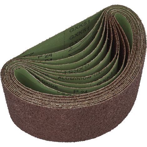 Sealey WSB61245 Worksafe® 100 x 610mm Sanding Belt 24Grit - Pack of 5
