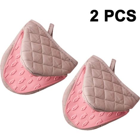 Gants De Four En Silicone - Résistants À La Chaleur Jusqu'à 250 °C - Antidérapants - Pour Four Micro-ondes Grill Casserole - Lot De 2 (1/5)
