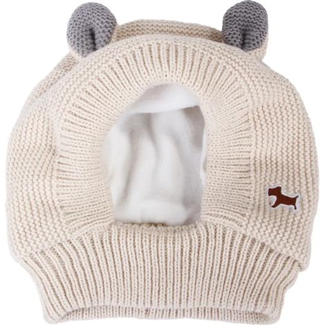 Leise Hundeohren Ohrenschützer Hundegeräuschdämmung Gestrickte Hundemützen Haustierohren Warme Hundeohrenschützer Wintermützen Hundeschlauchschals Kaninchenkleidung Mittelgroße bis große Hunde Katzen  (1/5)