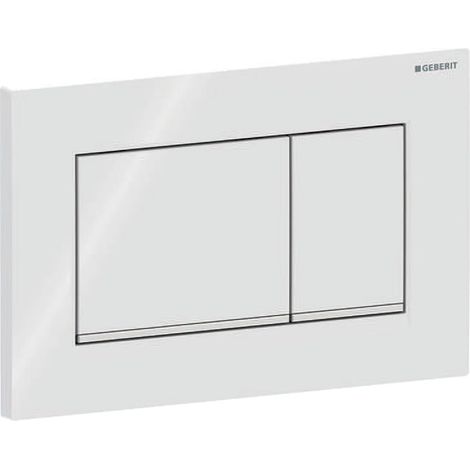Kompatibel mit Geberit Sigma30 115.883.KJ.1 Abdeckplatte – 1 Stück, Weiß (1/5)