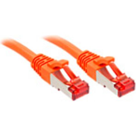 LINDY 47812 RJ45 Patchkabel CAT 6 S/FTP 7.50 m Orange 1 St.