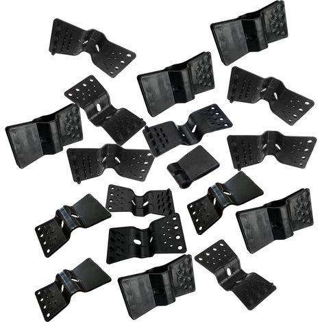 Lot de 50 Clips de Filet d'ombrage Clips Fixes de Pince de Fixation Coupe-Vent Attaches Filet Exterieurcrochets pour Toile de Clôture (1/5)