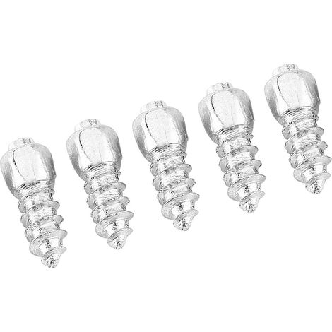 Vis à Goujon de Pneu 100 Pièces, Goujons à Vis Antidérapants en Métal de 12 Mm, Goujons de Véhicule avec Construction en Métal Dur, Idéal pour VTT, UTV, Véhicules 4x4 et Pneus Neige (1/5)