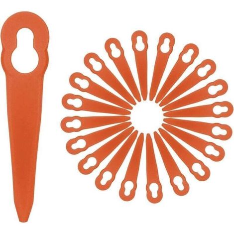Lot de 100 lames de rechange en nylon pour tondeuses à gazon STIHL Polycut 2-2 et Polycut 3-2. Lames en nylon, accessoires et outils de jardinage. (1/4)