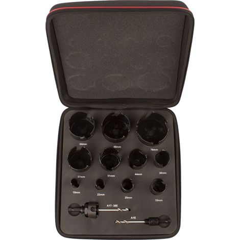 Starrett KMP11021 General Purpose 11pc TCT MPH Holesaw Kit (1/3)