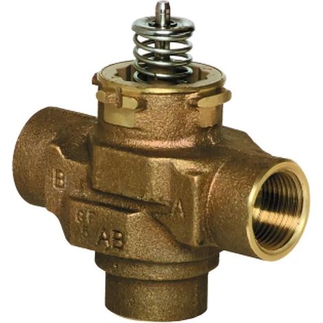 Resideo 3-Wege-Umschaltventil VCZMP6000/U, DN25(1") IG, Kvs 7,7, ohne Stellantrieb