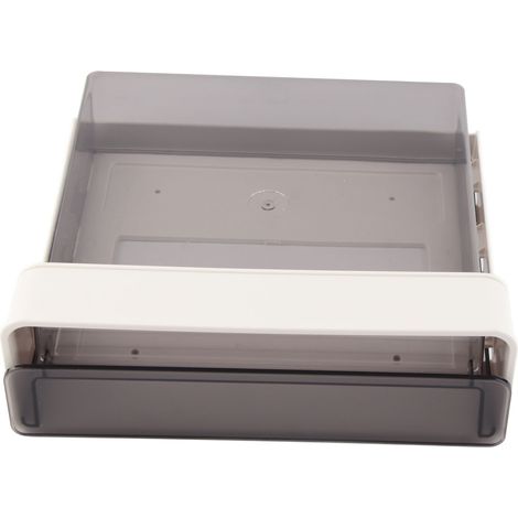 Selbstklebende Aufbewahrungsbox fürs Büro – Großes Fassungsvermögen, versteckte Schublade für Handy, Büromaterial, Kleinteile – Schwarz, 23 cm (1/5)