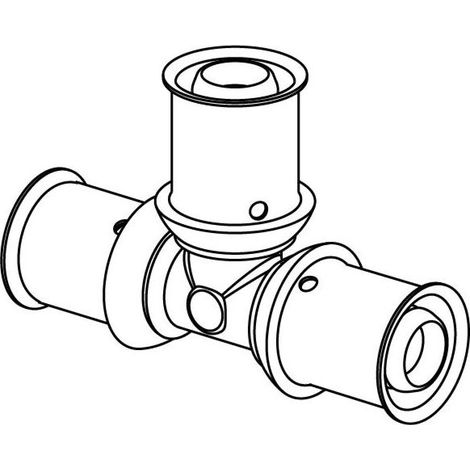 Uponor S-Press PLUS Press-T-Stück 1039944 16 x 16 x 16 mm, PPSU (1/2)