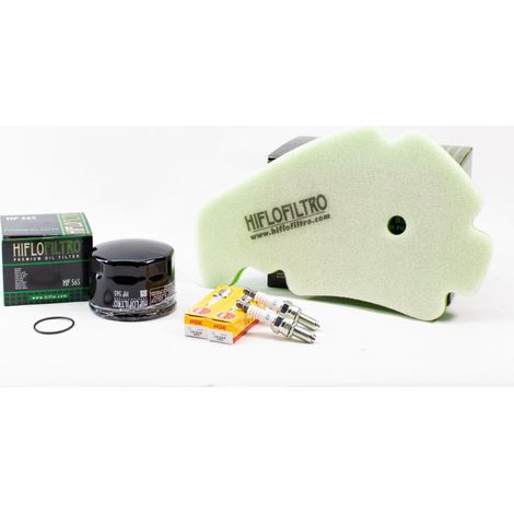 Kit Révision Filtres Bougies pour PIAGGIO MP3 500 LT ie Business de 2011 à 2013 - Sans Huile