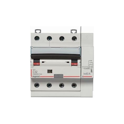 disjoncteur différentiel legrand dx3 32a courbe c 300ma 4 poles type ac - vis / auto (1/4)