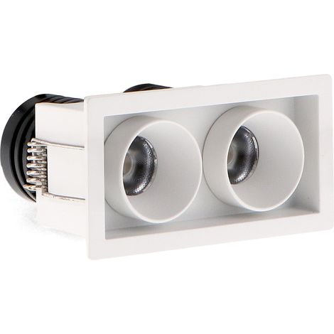 IluminaShop - Foco LED Mini White Fix Square 10W CCT IP20  3000+4000+6000 (1/2)