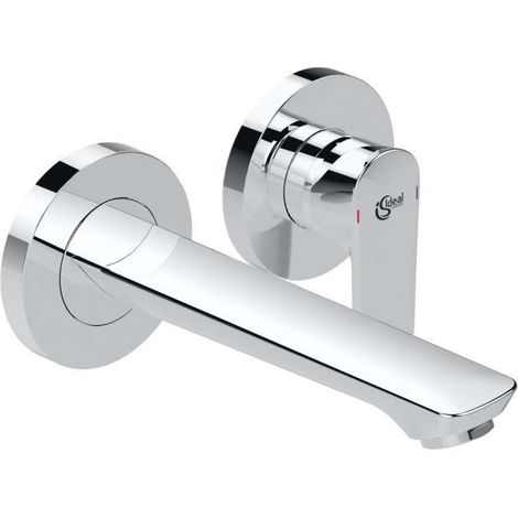 Miscelatore lavabo a parete CONNECT AIR UP kit 2, sporgenza 185 mm cromo IDEAL STANDARD (1/5)