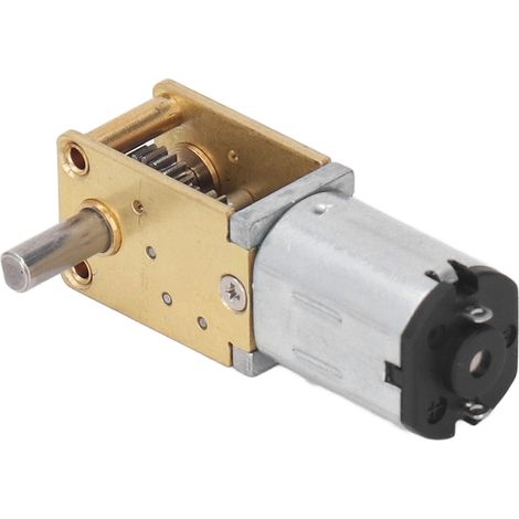 Moteur à vis sans fin turboréducteur micro CC balais arbre simple 3V mini réducteur avec support fixation 30 tr/min (1/5)