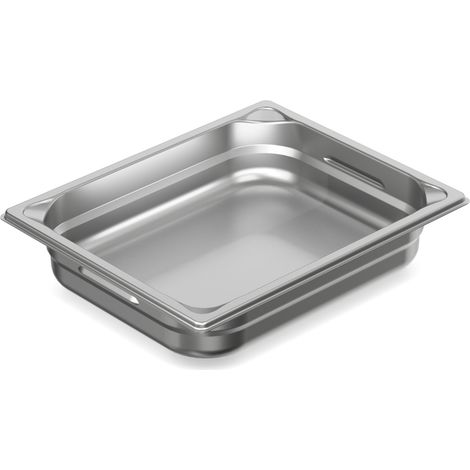Bac Gastro Inox GN 1/2 - P 65 mm - Lot de 6 - Pujadas