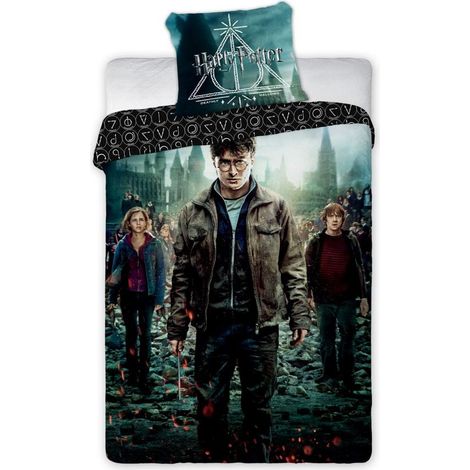 Ensemble de literie enfant 140x200 Harry Potter Magicien