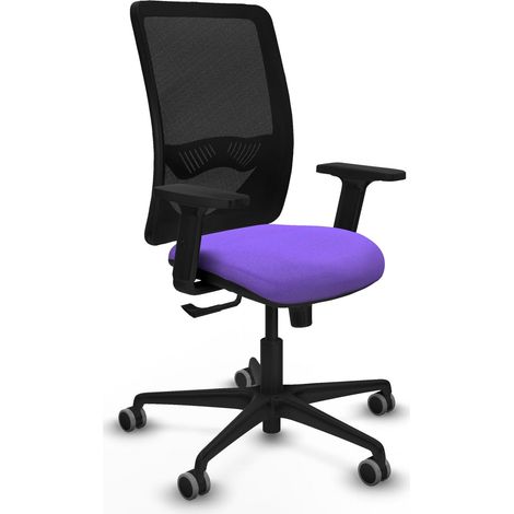 Silla ergonómica piqueras y crespo Zulema negro espuma cómoda (1/2)