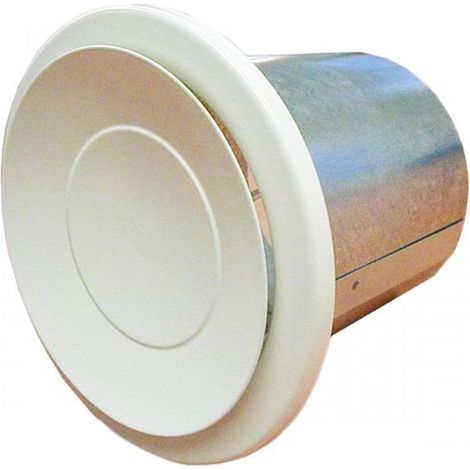 Bouche VMC soufflage air chaud réglable Ø 125 mm – Manchon placo à 3 griffes – Pour espaces confinés – DMO
