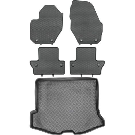 Volvo V60 I Kombi (2011–2018) – SET: Gummifußmatten + Kofferraummatte (1/5)