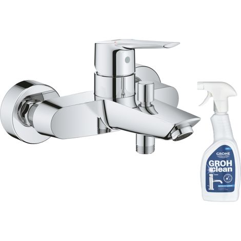 GROHE Quickfix Start 2021 Mezclador mecánico de pared para baño-ducha + limpiador GrohClean (1/5)