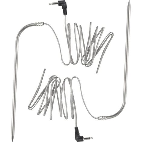 Sonde de Viande Haute TempéRature Remplacement pour Grils à GranuléS et Fumoirs Compatible avec les Pit , Barbecue éTanche 2 PièCes SéRies (1/4)