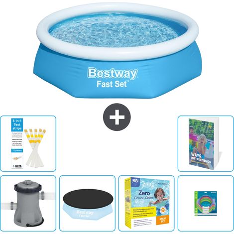 Bestway Piscina Bestway Fast Set Rotonda - 244x61 cm - 7-pezzi  S231