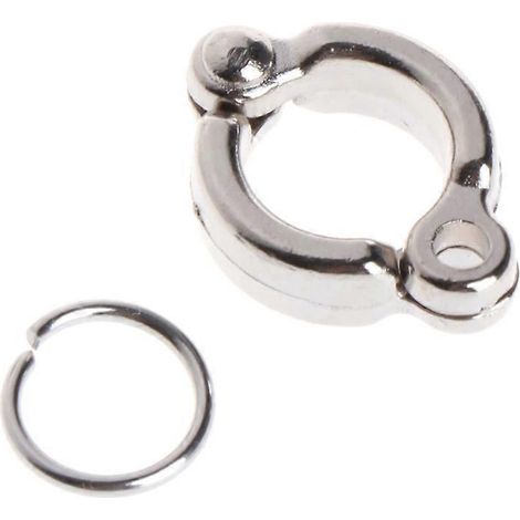 Anneaux de patte pour oiseaux, anneaux de jambe à ouverture active, clips métalliques pour perroquets en vol extérieur - Numéro 9 (1/5)