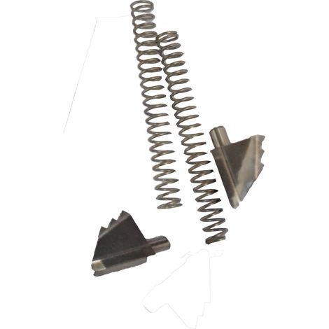 Set mit 2 Jetfit-Federn und Klammer für Oregon Scientific Aluminium-Trimmer-Kopf (1/2)