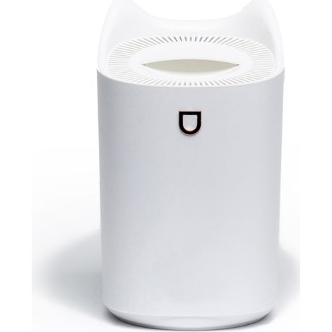Humidificateur d'air USB ultra-silencieux de 3 L avec 7 couleurs LED et 2 orifices de pulvérisation, jusqu'à 24 à 48 heures d'autonomie en continu po (1/4)
