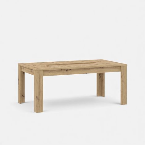 Mesa rectangular de roble 180 cm con botellero Polypody (1/4)