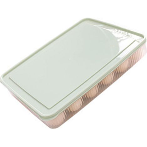 Eieraufbewahrungsbox, Eierhalter, 24 Fächer, leicht, staubdicht, aus PP mit Deckel, Aufbewahrungsbehälter für den Kühlschrank (1/5)