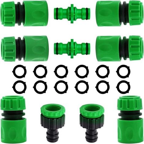 Connecteurs de tuyau d'arrosage, accessoires de tuyau de connecteur d'arrosage, kits de connexion rapides et faciles. (1/5)