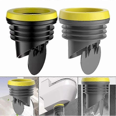 Bride de toilette, clapet anti-retour, accessoires de toilette, joint en cire, clapet anti-retour anti-refoulement étanche (1/2)