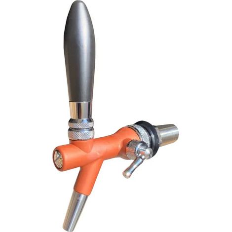 Robinet tireuse a biere, Robinet compensateur - en acier au nickel-chrome et plastique ABS, bronze