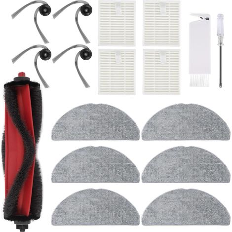 Q7 M5 Accessoires pour Aspirateur Roborock Q7 M5,Q7 M5+,Q7 L5,Q7 L5+,1 Brosse Principale,4 Filtres HEPA, 6 Lingettes,4 Brosses Latérales,1 Brosse,1 Tournevis (1/5)
