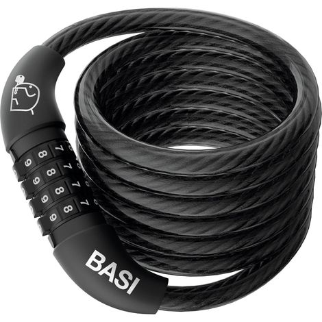 BASI - Zweirad-Spiralschloss - ZR 303 - Spiralkabel - 6990-0303 (1/3)