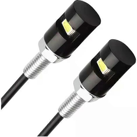 Éclairage de plaque d'immatriculation LED pour voiture, lampe de plaque d'immatriculation pour moto, feu stop pour moto, accessoires d'éclairage pour moto (1/4)