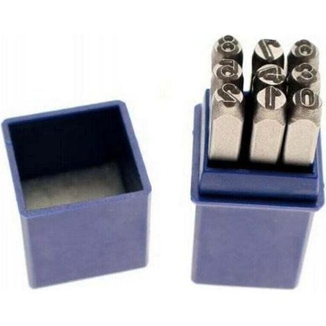 Chiffres a frapper pro 6 mm - 9 pcs (1/2)