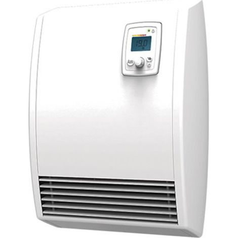 Intuis – Chauffage électrique soufflant 2000W blanc – Installation murale recommandée – Filtre anti-poussière nettoyable – M132117