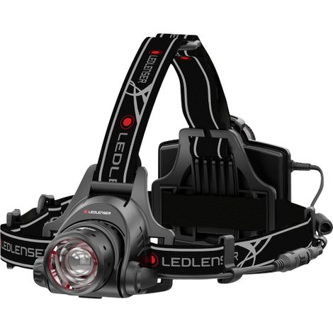 LEDLENSER Stirnlampe H14R.2 (7299R) 1000 lm mit Akkusatz und Zubehör in der Box