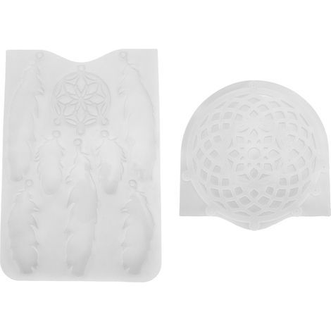 Moule Silicone Attrape-Rêves Souple et Réutilisable pour DIY Résine Époxy - Pendentif Plume Personnalisé (1/5)