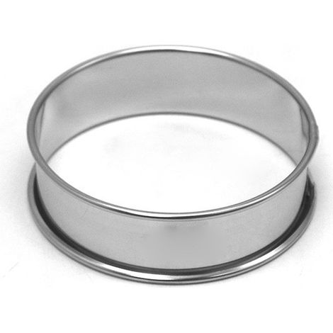 Lot 6 moules muffins inox 8,5 cm, antiadhésifs, cuisson pâtisserie maison (1/4)