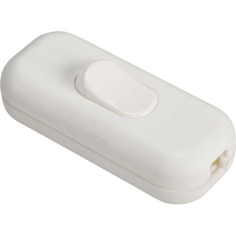 CENTRALE BRICO Interrupteur interrupteur blanc, 2 A, 500 W maxi