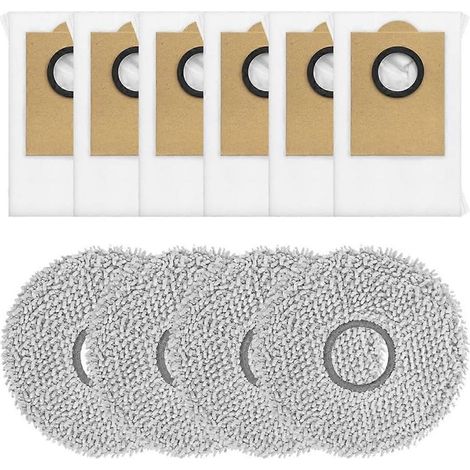 Pour aspirateur robot Lefan M3 / M3 Max / M3 Gen2, lingettes de nettoyage et sacs à poussière (1/5)