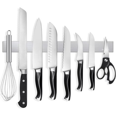 Magnetleiste Messer Edelstahl 40cm Selbstklebend - Messerhalter Magnetisch (1/5)